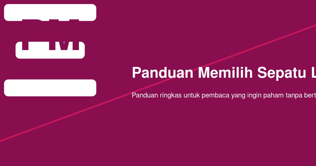 Apa Beda Sepatu Lari untuk Jalan Raya dan Trail? Ini yang Perlu Diperhatikan